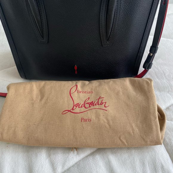 Christian Louboutin Black and Red Shoulder Bag - Picture 10 of 11